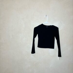 Black Long Sleeve Top
